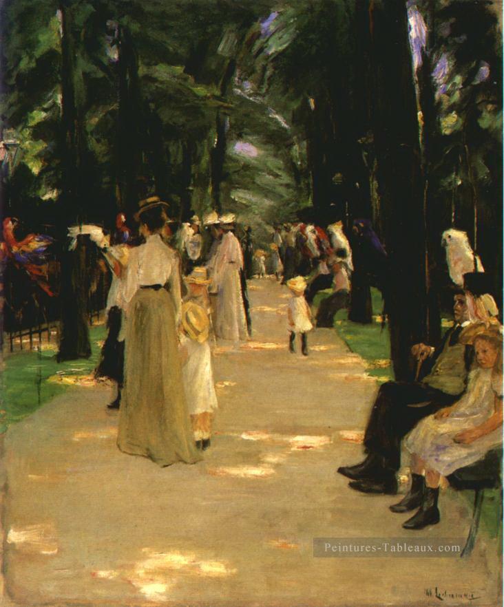 Parrot Avenue 1902 Max Liebermann impressionnisme allemand Peintures à l'huile